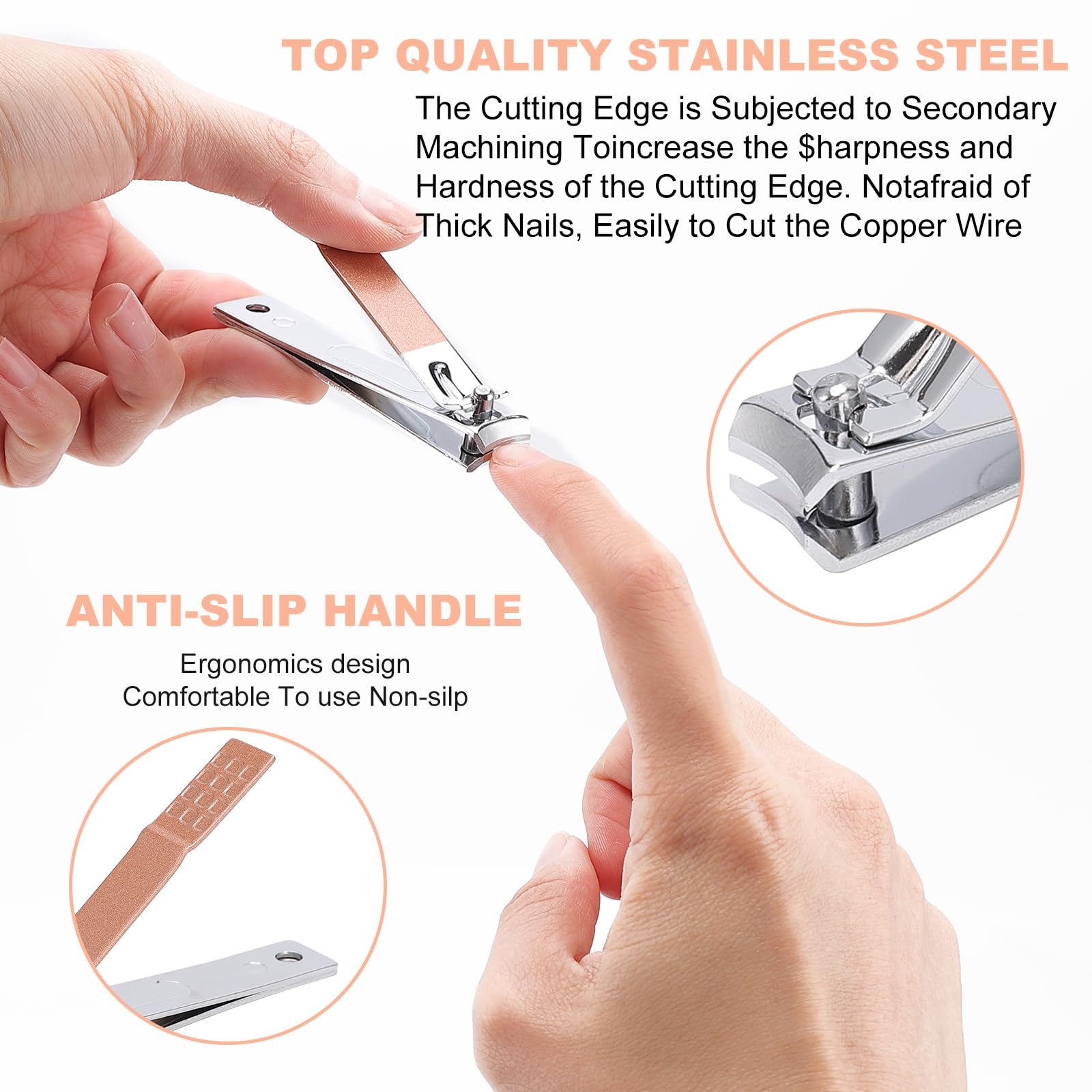 Aullua grooming kit stainless steel scissors close-up