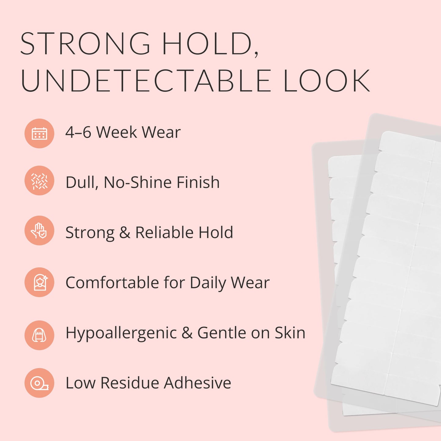 Double sided replacement tabs for human hair extension maintenance