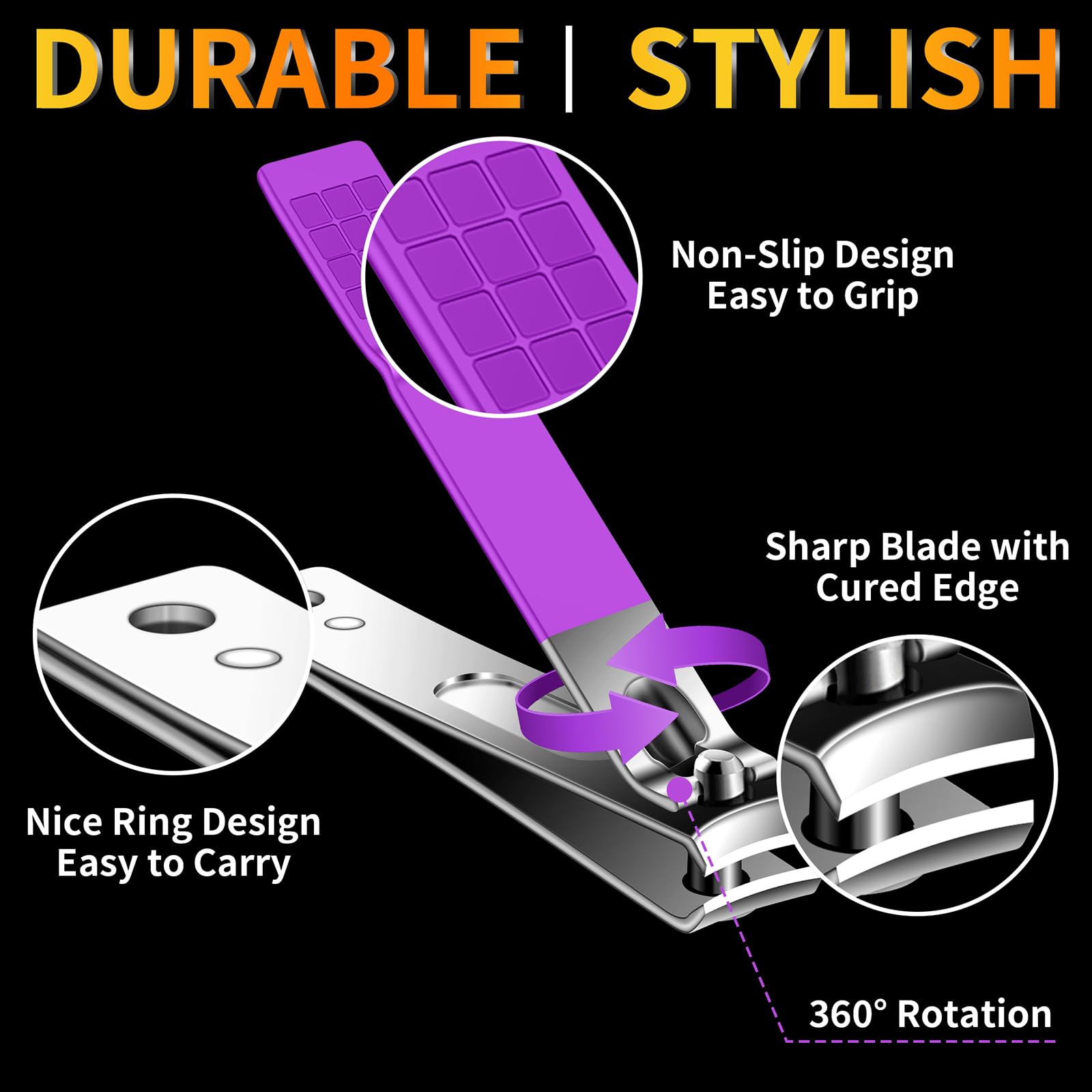 Full view of Acharaj stainless steel manicure and facial care tools