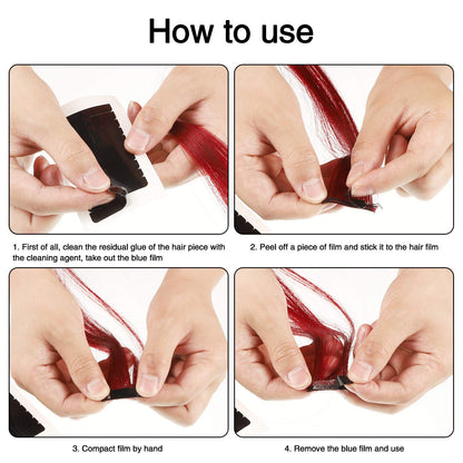 Blulu professional beauty tool hairpiece supplies packaging showing thirty sheets bundle