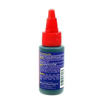 Salon Pro high speed professional hair track glue showing size and product information
