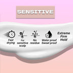 Water resistant non toxic lace wig retention glue showing the fluid ounce packaging size