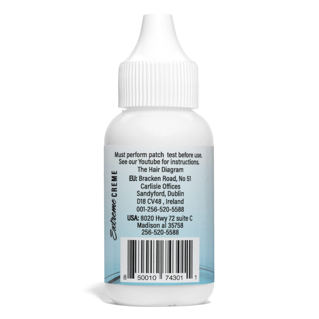 The Hair Diagram invisible bonding lace wig adhesive bottle with cap removed