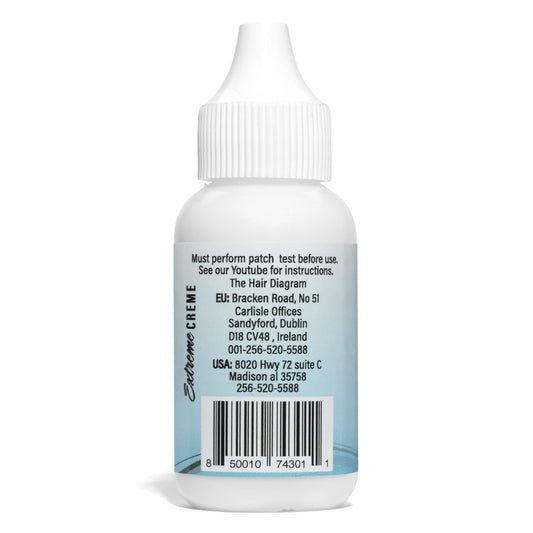 The Hair Diagram invisible bonding lace wig adhesive bottle with cap removed