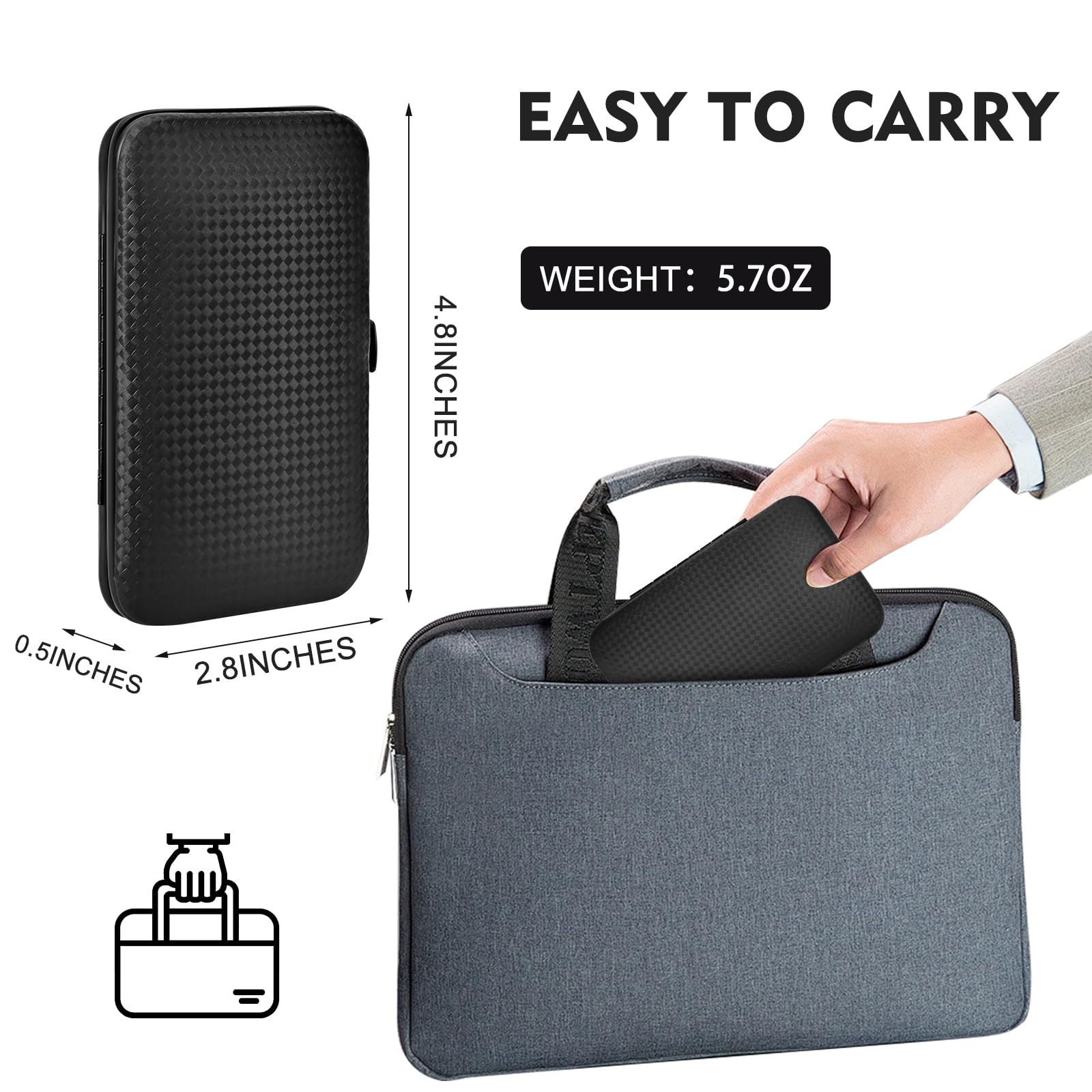 Terulltase manicure grooming kit in travel case