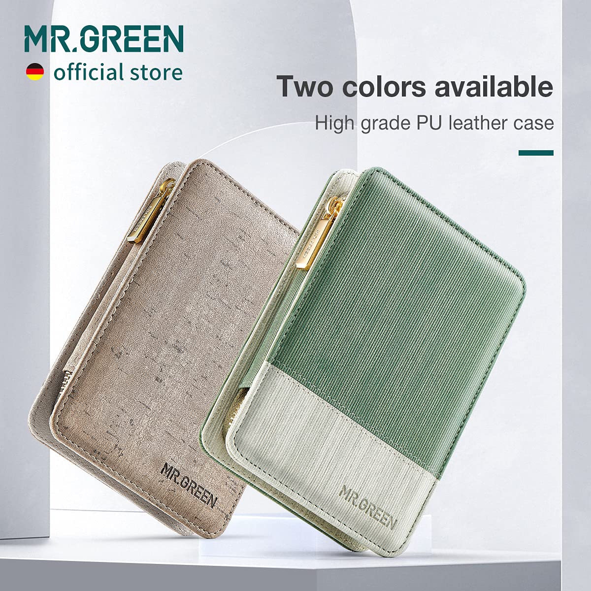 Close up of MR.GREEN stainless steel nail clipper tools