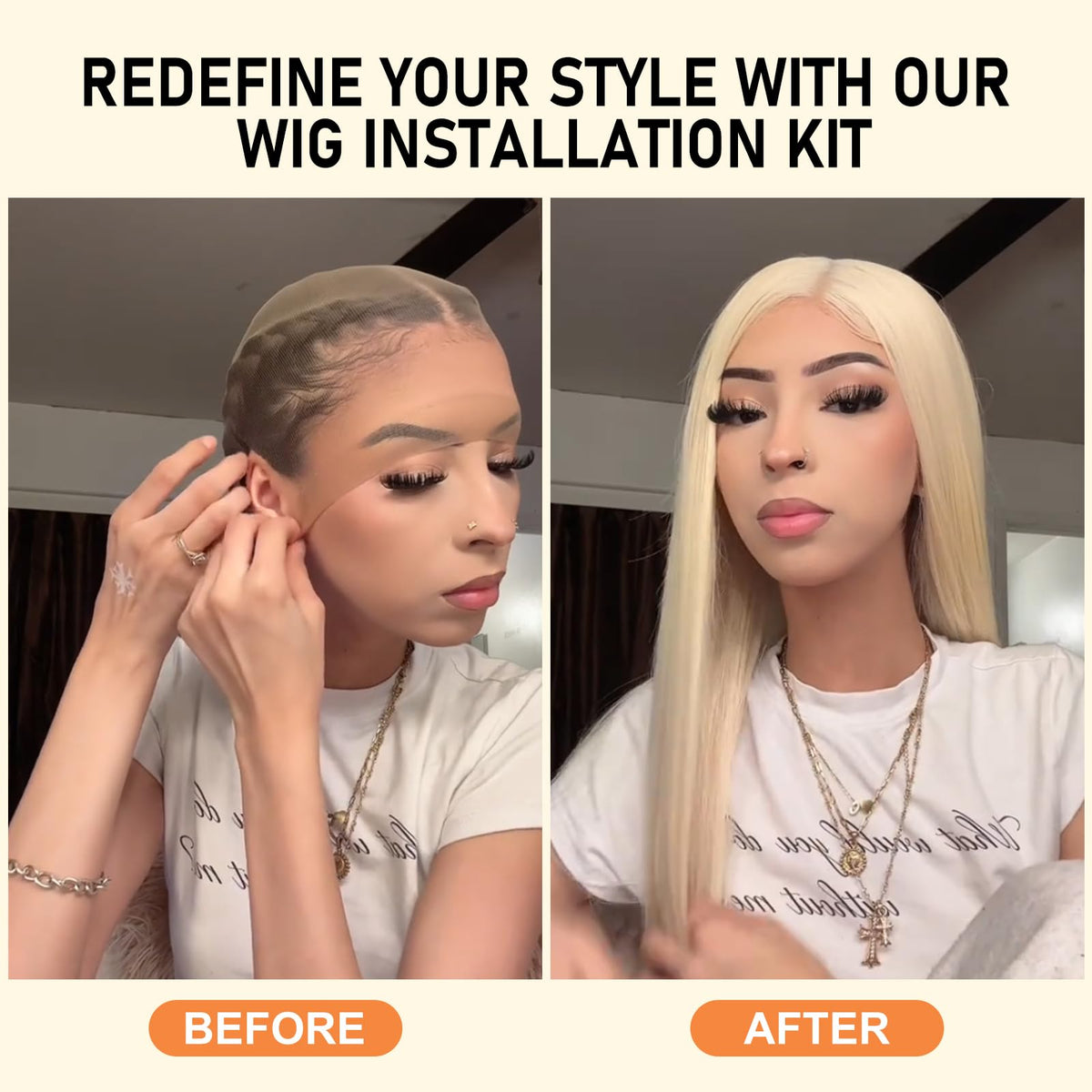 Premium non-toxic hairpiece adhesive kit for women