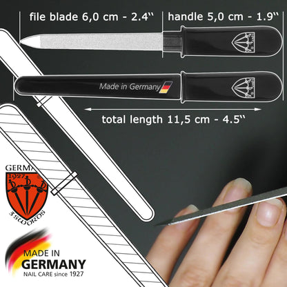 3 Swords Germany professional manicure tool in protective case