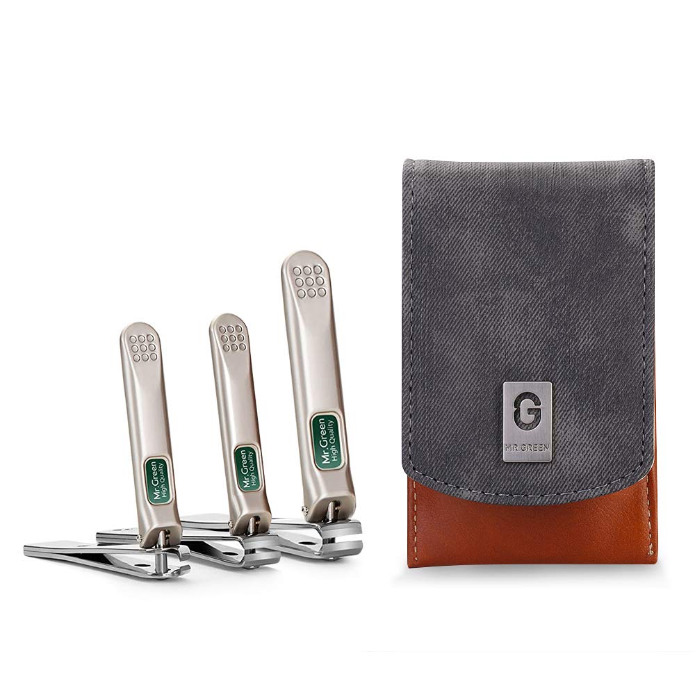 Mr. Green stainless steel nail clippers set tools arranged