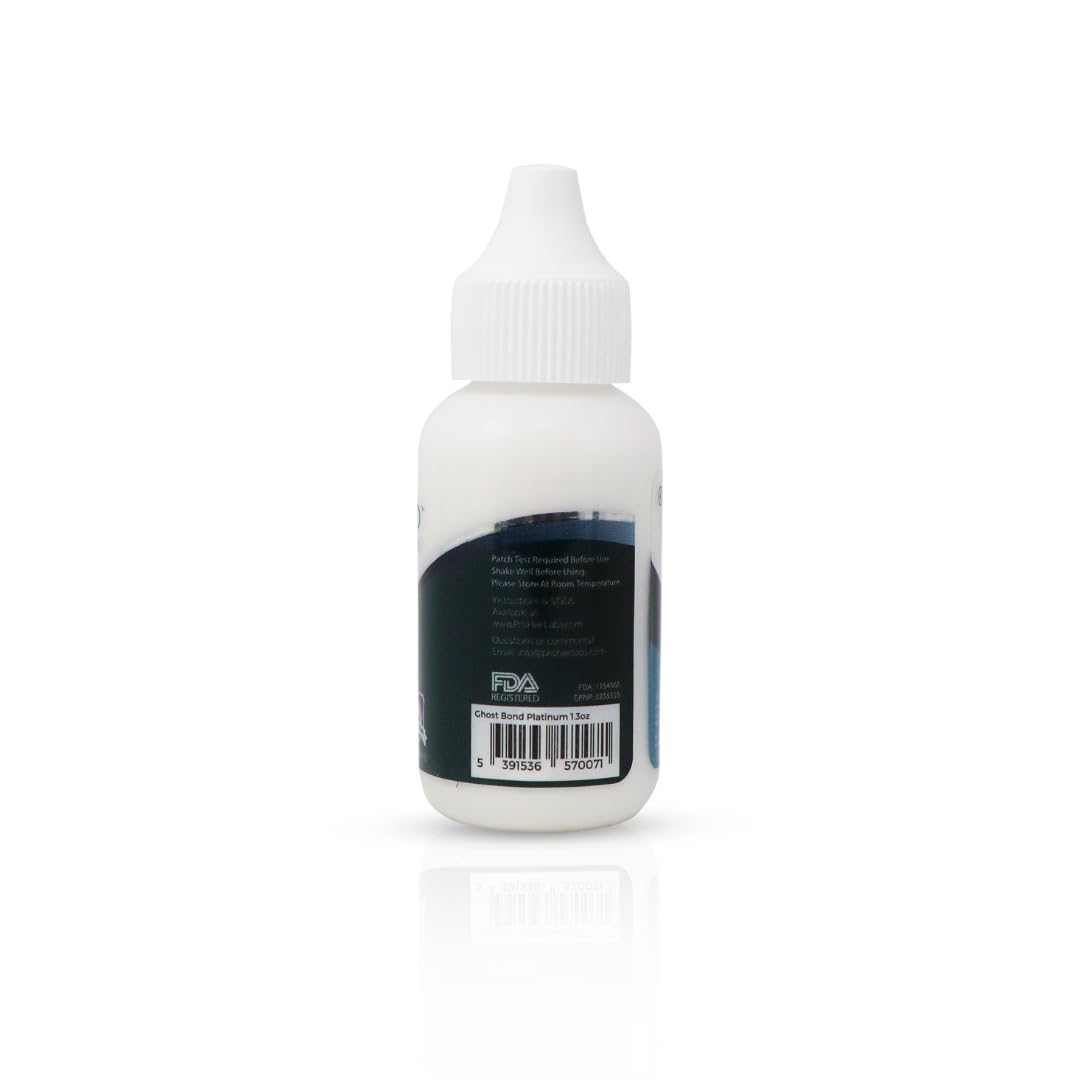 Ghostbond Platinum full head bonding liquid adhesive clear finish formula bottle