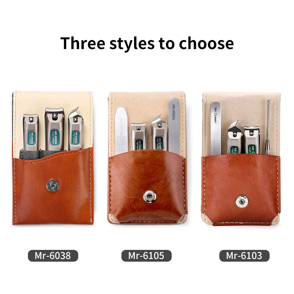 Mr. Green 3 piece professional nail care kit for men and women