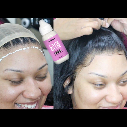 Dolahair waterproof lace front wig melting spray application