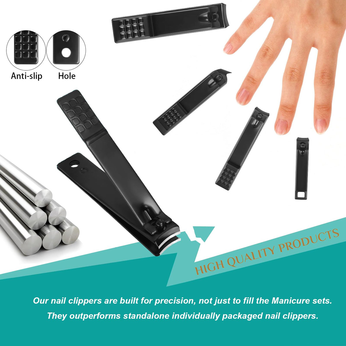 Luxurious black travel case for Minkinh grooming kit