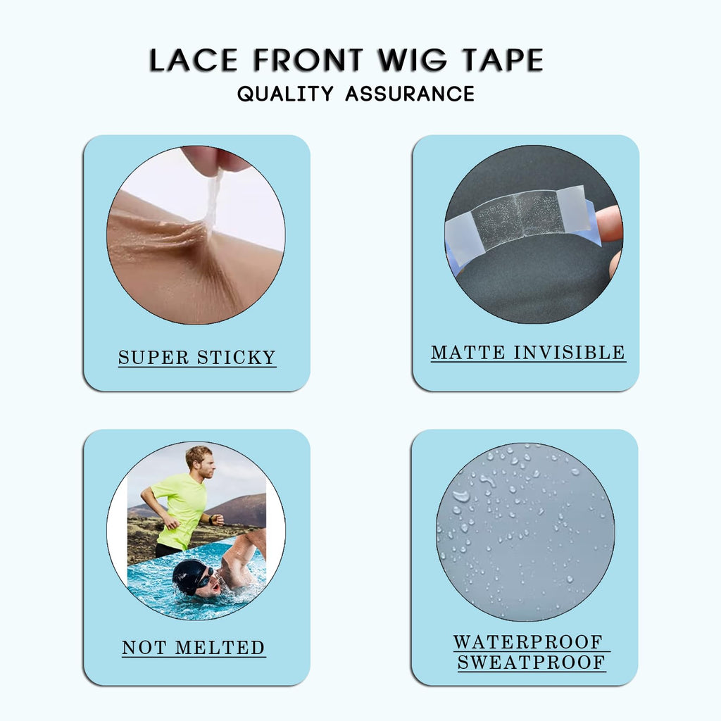 Skin safe medical grade double sided hair extension bonding tape details