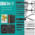 Minkinh professional nail kit accessories spread out