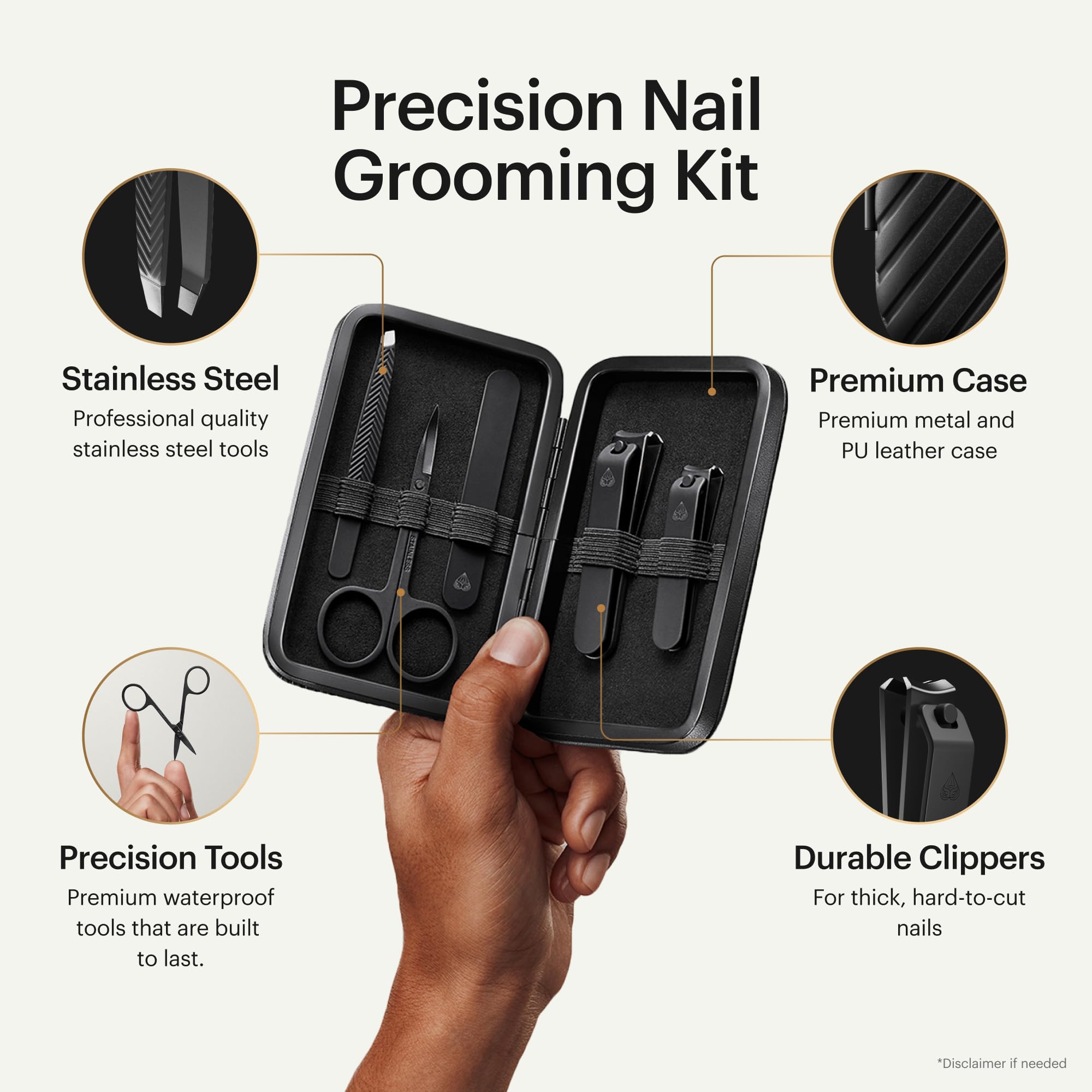 Manscaped Shears 3.0 stainless steel nail clippers and tools