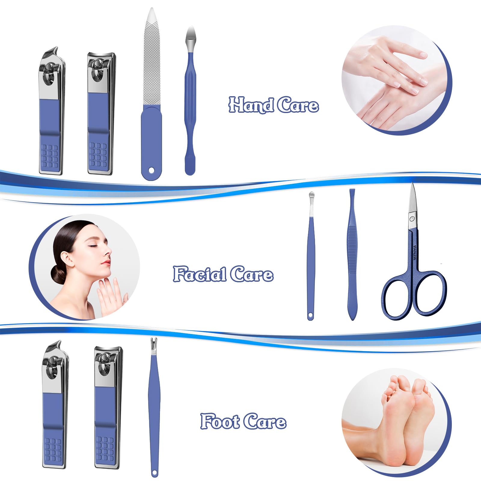 RedFlow professional manicure and pedicure tool set