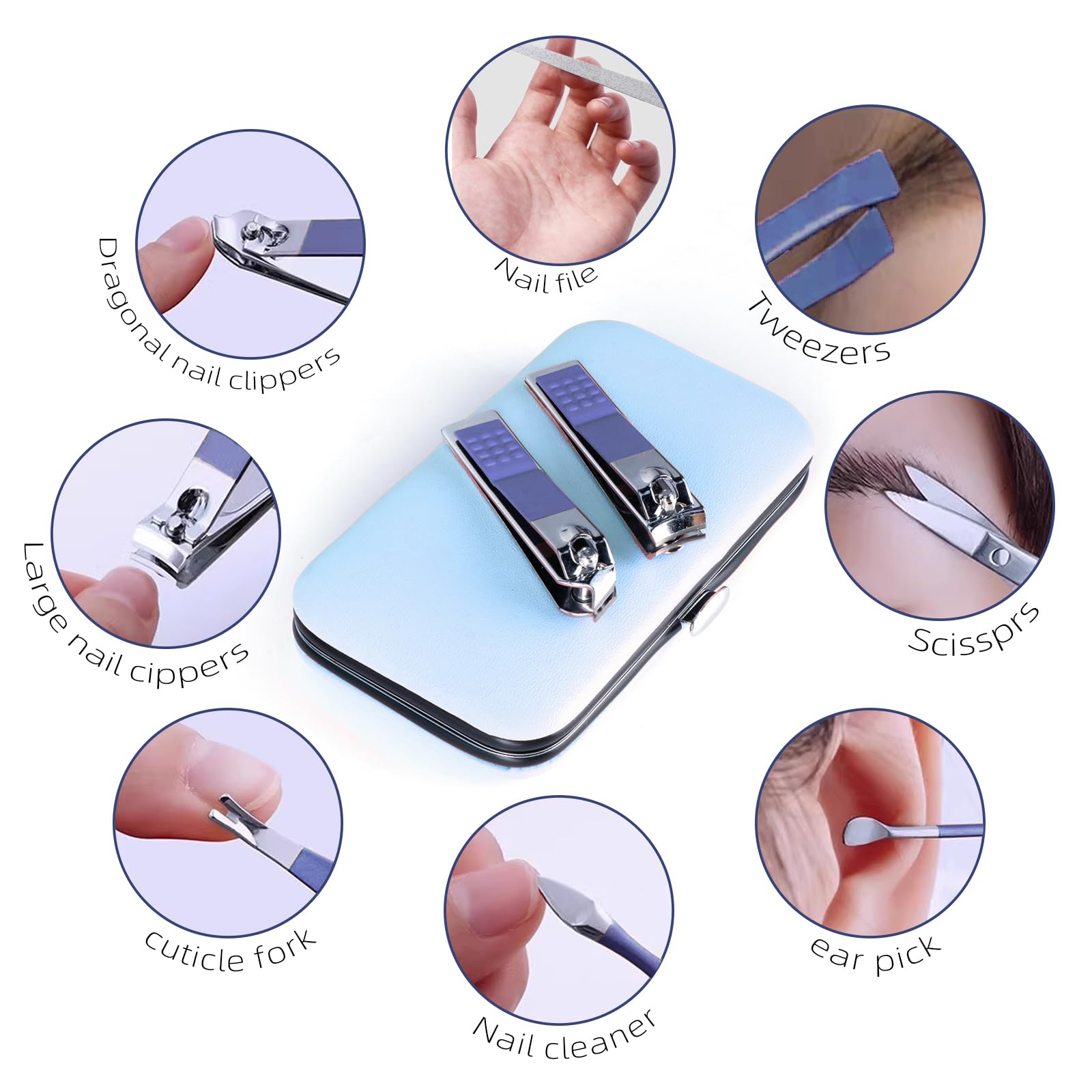 Detailed view of RedFlow high carbon steel nail clippers
