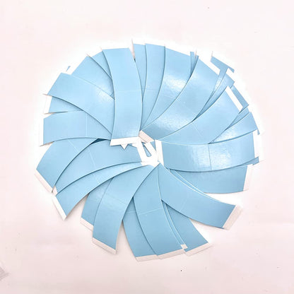 Authentic USA imported medical grade hair extension and wig tape application close up