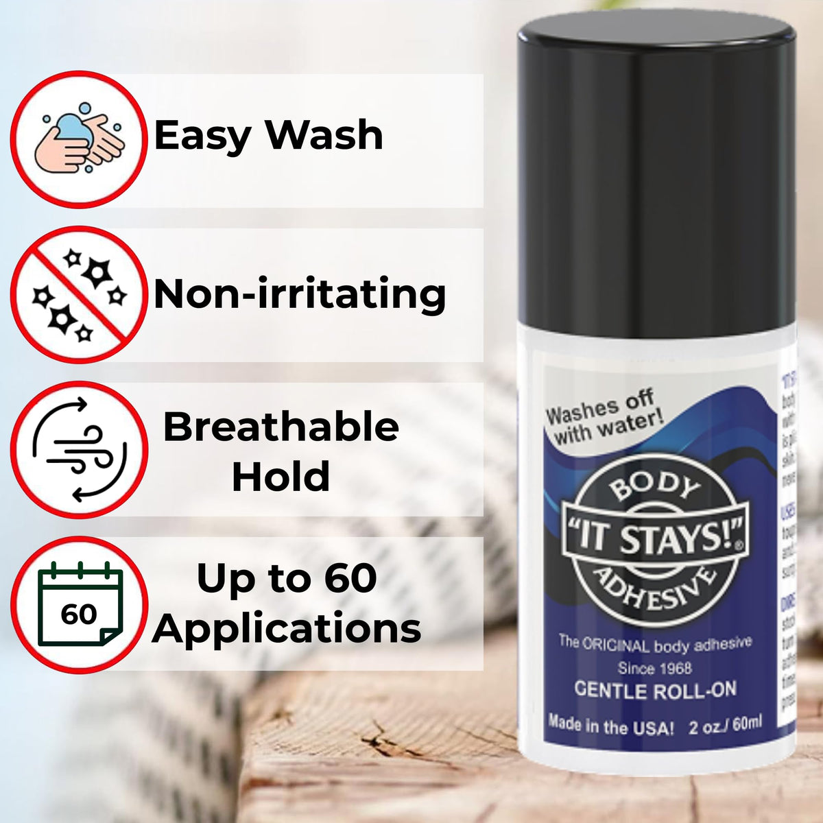 Absolute Support stocking glue roll on applicator