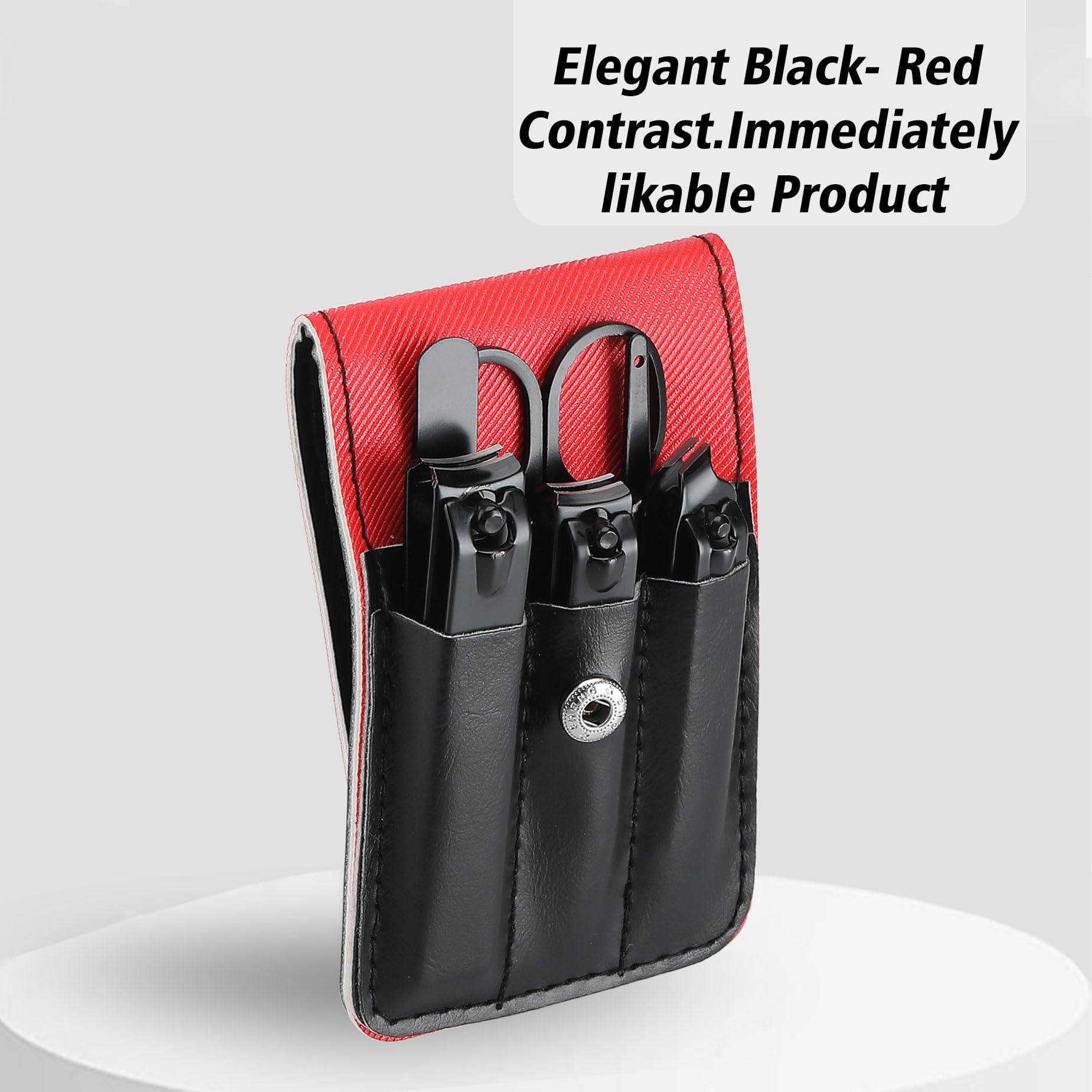 Durable nail care tools included in the grooming set