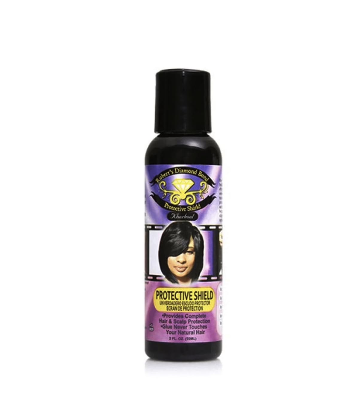 Roberts Diamond Bond salon professional hair barrier liquid cap shield back labeling.