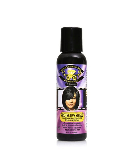 Roberts Diamond Bond salon professional hair barrier liquid cap shield back labeling.