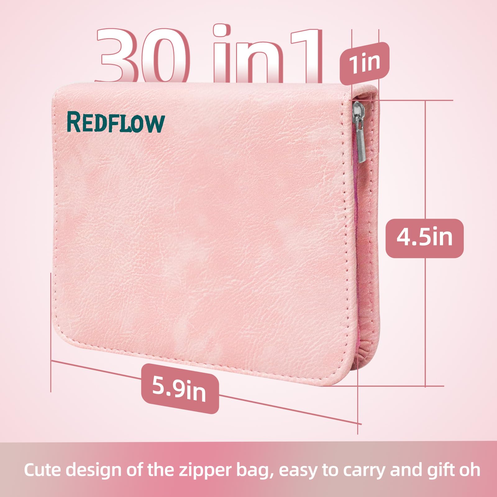 RedFlow professional manicure and pedicure tools set