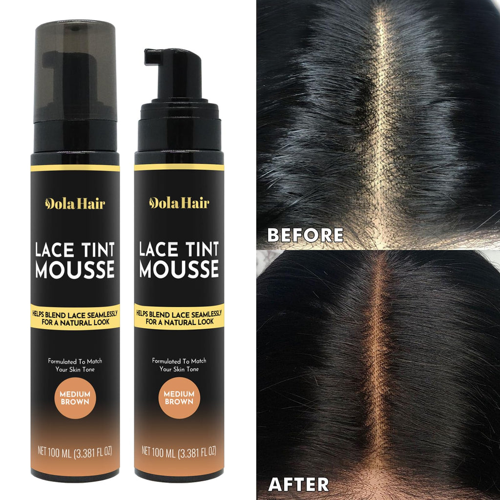 Dolahair high adhesion lace melting spray bottle for wig edge security.