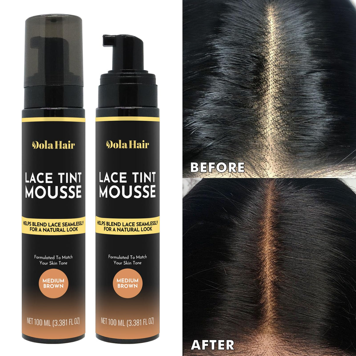 Dolahair high adhesion lace melting spray bottle for wig edge security.