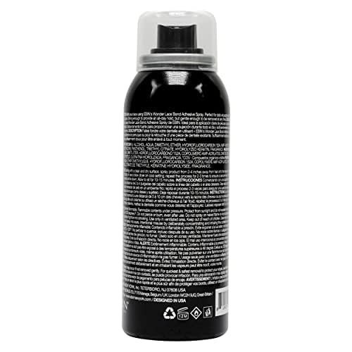 Ebin New York professional lace wig adhesive spray on a clean background