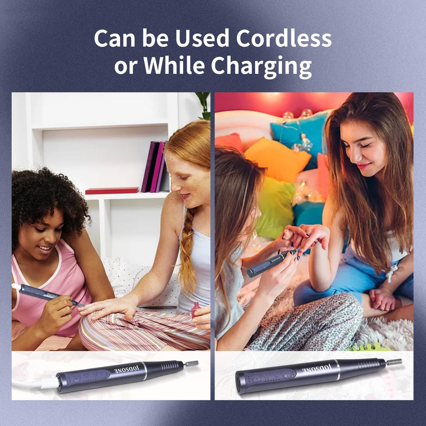 Jodsone portable e-file machine for home salon use