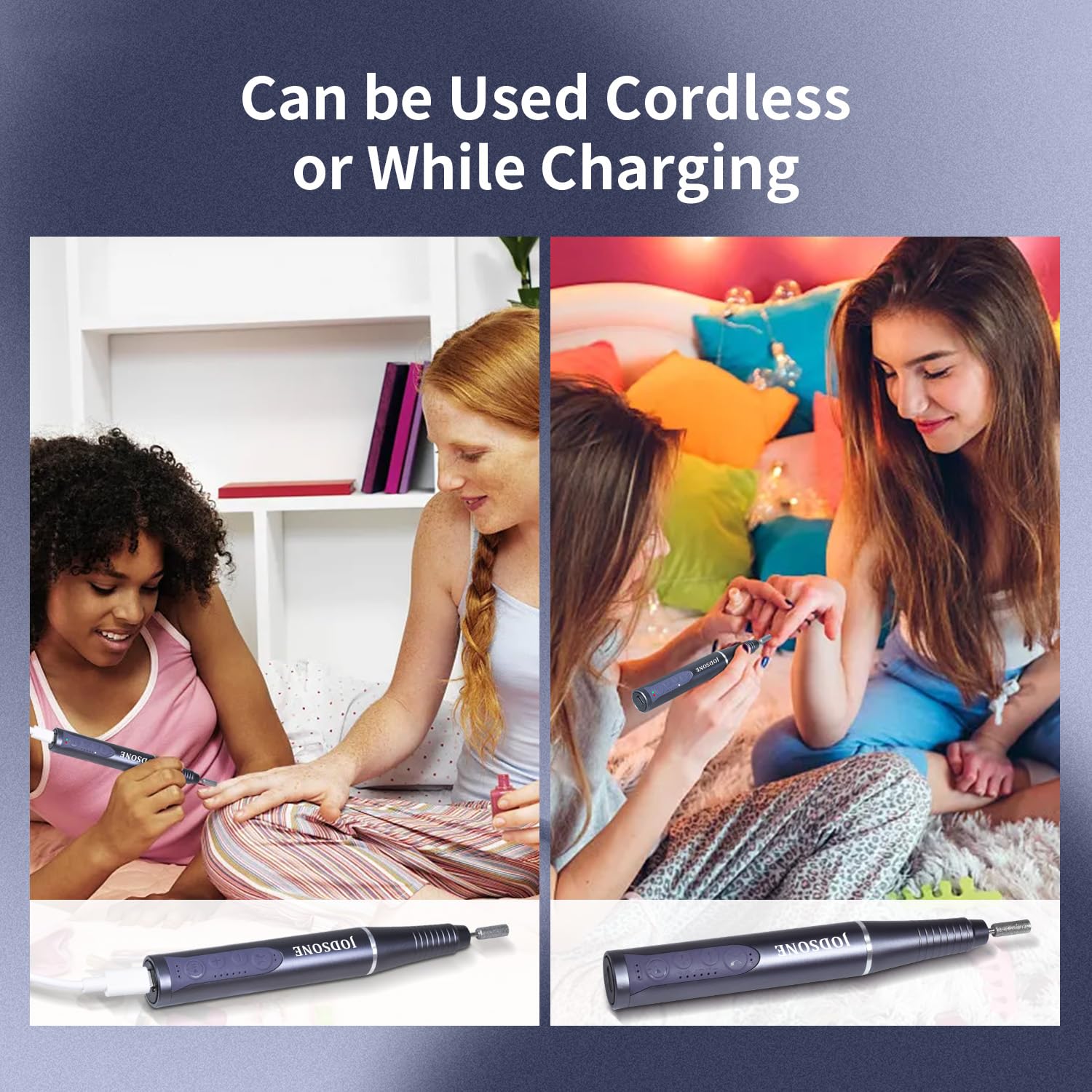 Jodsone portable e-file machine for home salon use