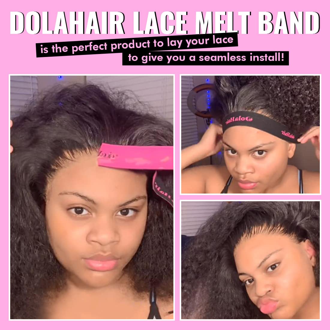 Premium imported USA beauty product dolahair lace bond melting kit