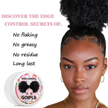 Goiple non toxic water based hairpiece adhesive bottle side details