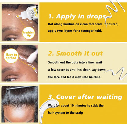 Goiple professional hair styling lace glue for men and women