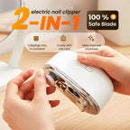 Close up view of the VLZLQ automatic nail clipper blade head