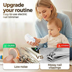 VLZLQ 2-in-1 nail clipper with LED light activated