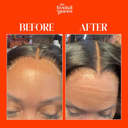Extra hold lace melting spray for glueless wig installation