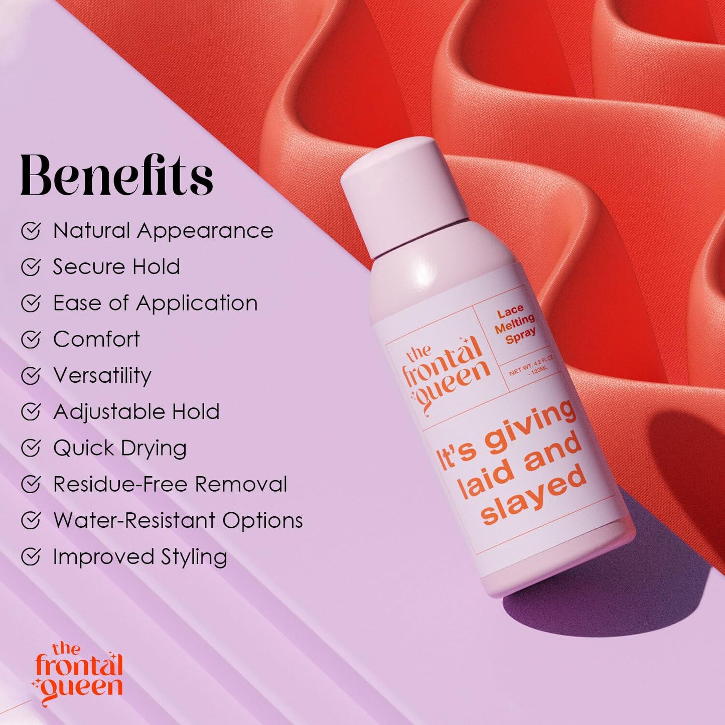 Long lasting anti ashiness hair piece melt spray product directions