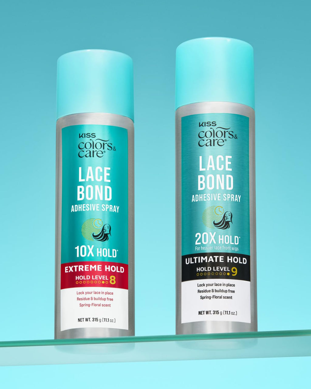 Fast drying residue free hair styling adhesive spray bottle back label ingredients