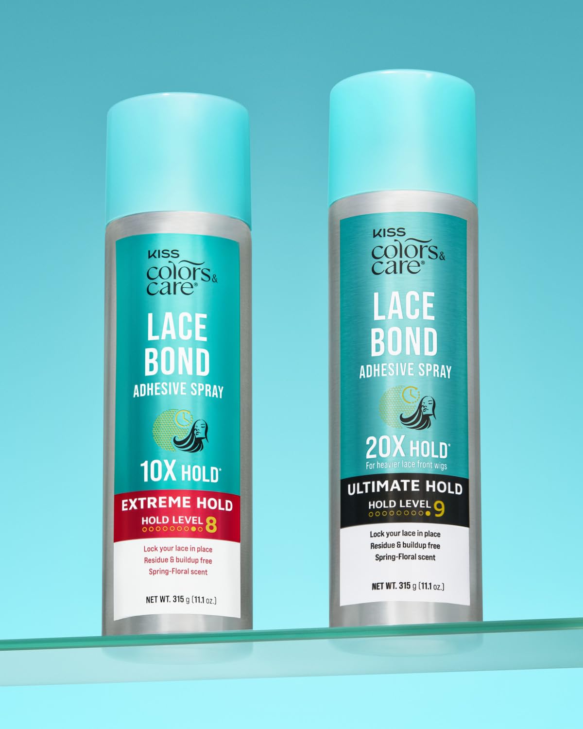 Fast drying residue free hair styling adhesive spray bottle back label ingredients