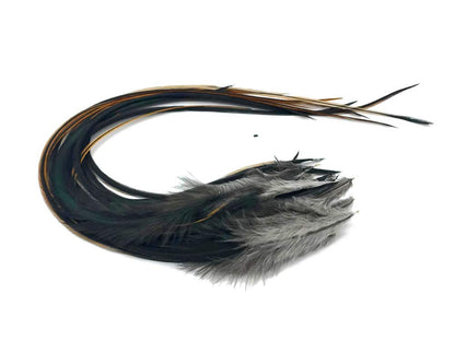 Premium quality rooster feathers for hair and accessories