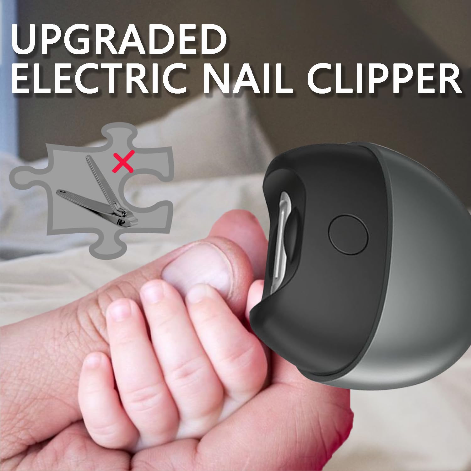 Fodeuxp 3 in 1 electric nail clipper packaging and accessories