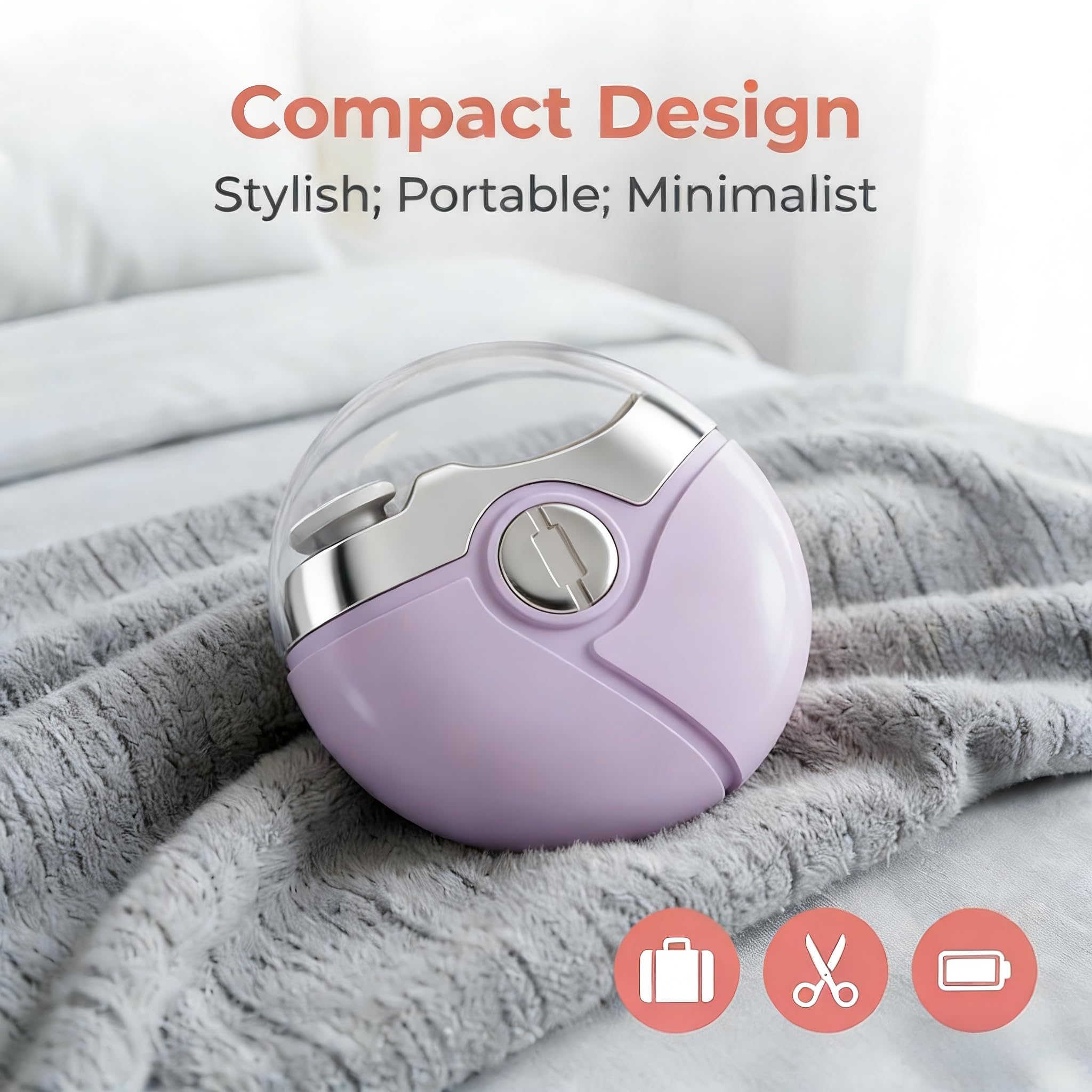 Hand holding Teotopoa rechargeable nail polisher for demonstration