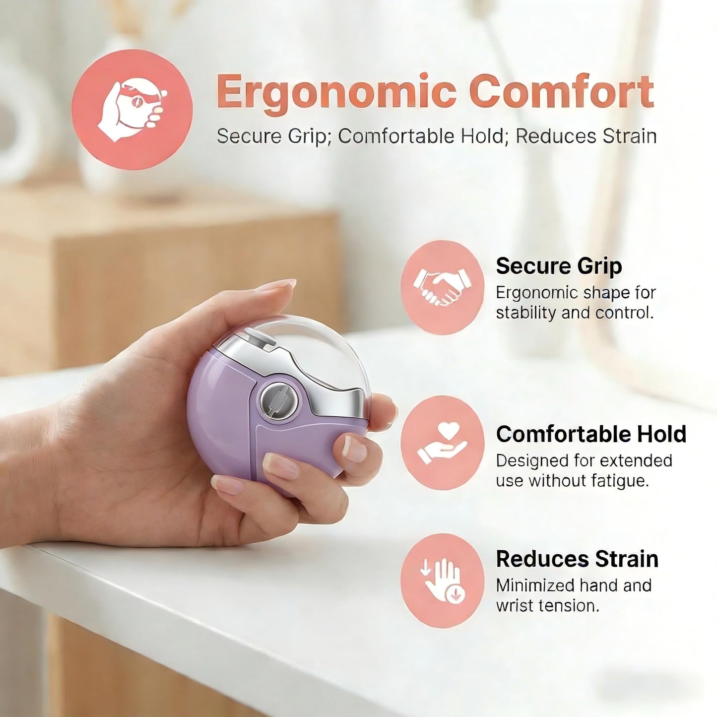 Teotopoa electric nail clipper with included charging accessories