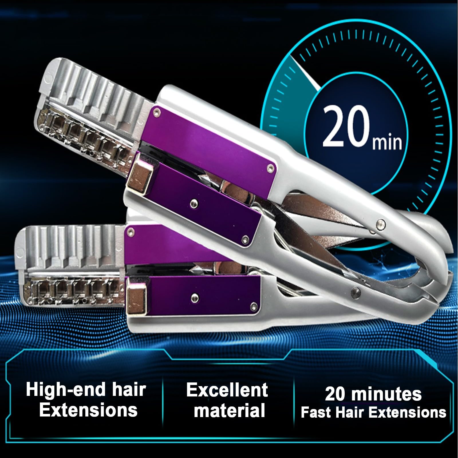 Zbyxpp 3rd generation hair extension machine close up