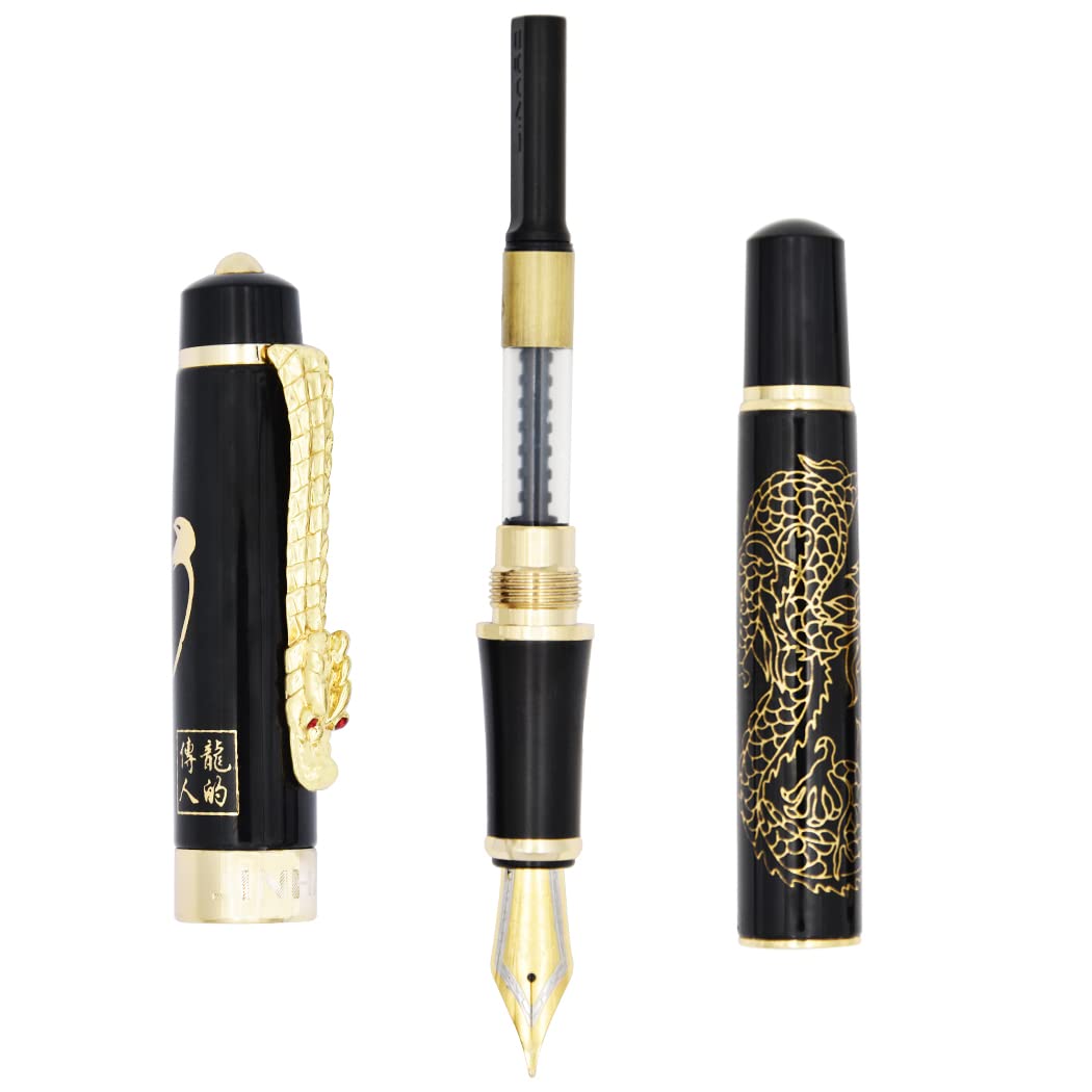 Gullor fountain pen with international converter attachment