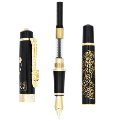 Gullor fountain pen with international converter attachment