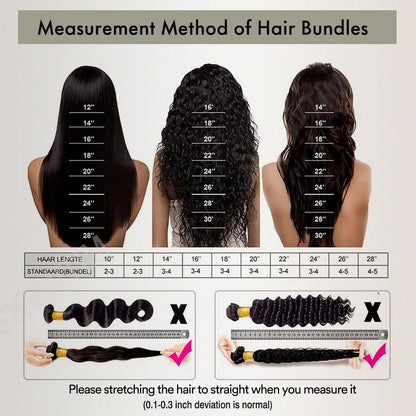 Packaging of PT.Venus imported human hair bundle set